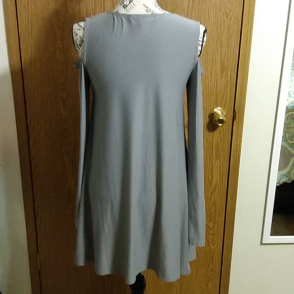 Derek Heart / LS Cold Shoulder Dress w/ Scarf Sz S - Picture 4 of 7